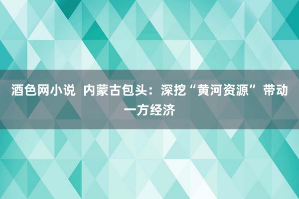 酒色网小说  内蒙古包头：深挖“黄河资源” 带动一方经济